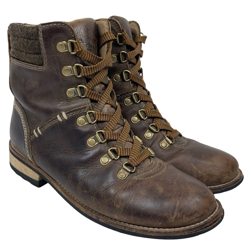 Kodiak Surrey II Hiking Boots Women 8 Brown Leather Lace Up Waterproof Ooutdoors